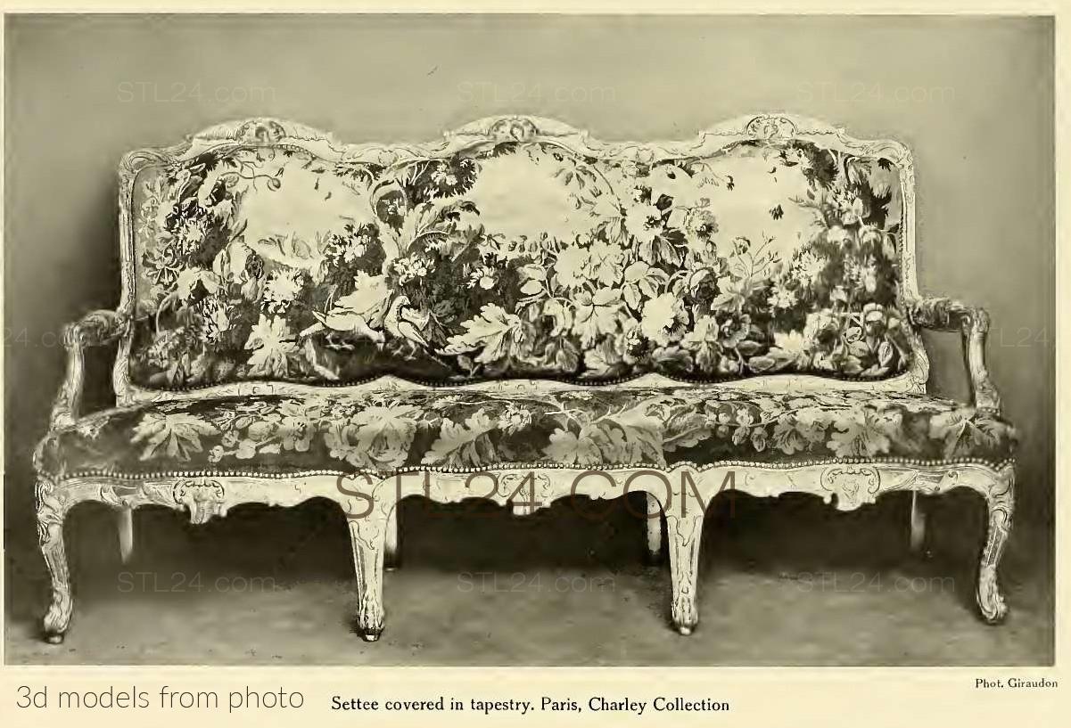 Диваны (SOFA_0108 -  | 3D model 3DSMAX / OBJ / STL) 3D модель для ЧПУ станка